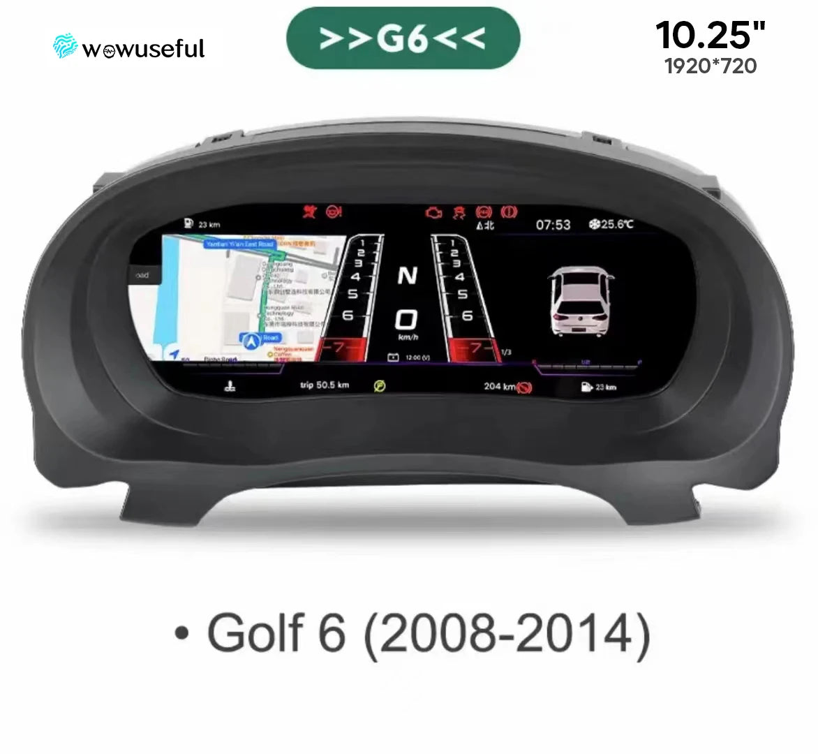 12.3'' Lcd Digital Dashboard Cluster For VW Scirocco Jetta Golf 6 7 MK7 Passat B8 B7 modify Auto Radio Instrument Paneel Cockpit