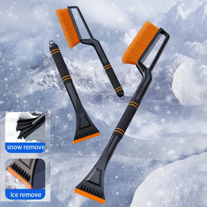 2 in 1 Multi-Functional Car Snow Removable Brush Winter Car Ice Shovel Extendable Ice Scraper Car Cleaning & Maintenance Tools