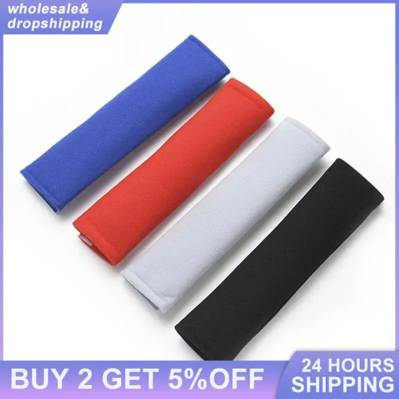 2pcs Car Seat Belt Shoulder Protection Cover Soft Plush Children's   Shoulder Guard Belt Cover Car Accessories