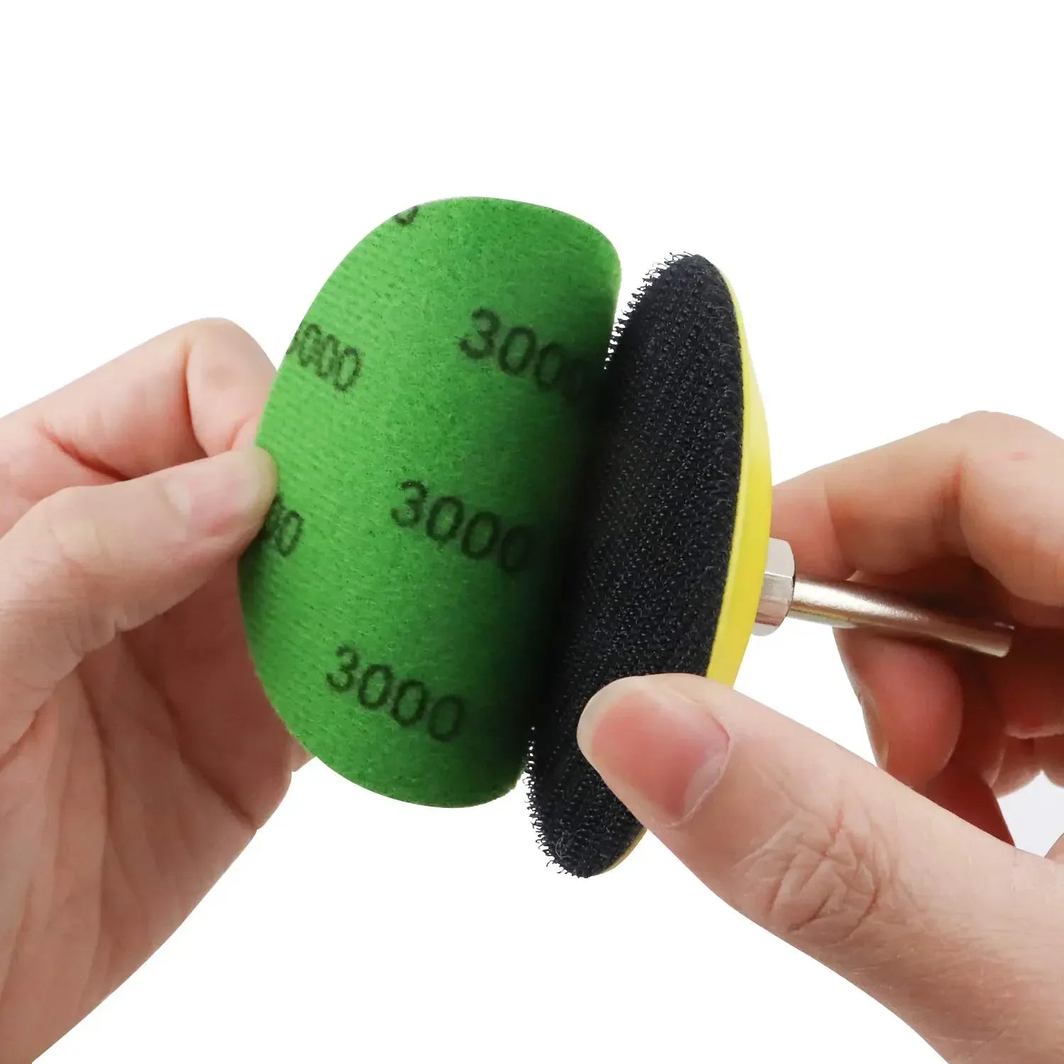 3 Inch Wet and Dry Sanding Paper 102 Pcs Assorted 800-5000 Grit Silicon Carbide with 1/4 inch Shank Sanding Pad Buffering Pad