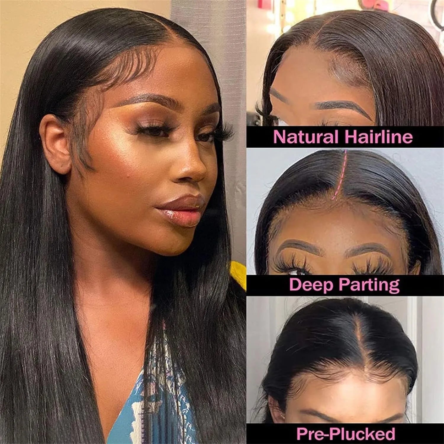 180 Density 13x4 Bone Straight Lace Front Wig 30 40 Inch 5x5 13x6 Hd Transparent Lace Frontal Human Hair Wig For Black Women