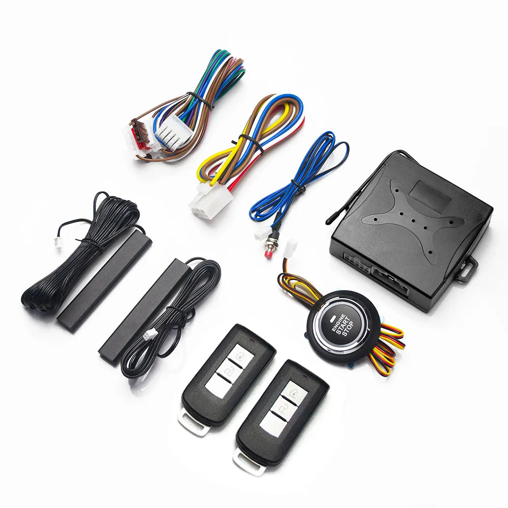Car Alarm keyless entry start Systems Remote Central Door Lock Keyless System Auto Car SUV Anti-theft Tunning parts PKE