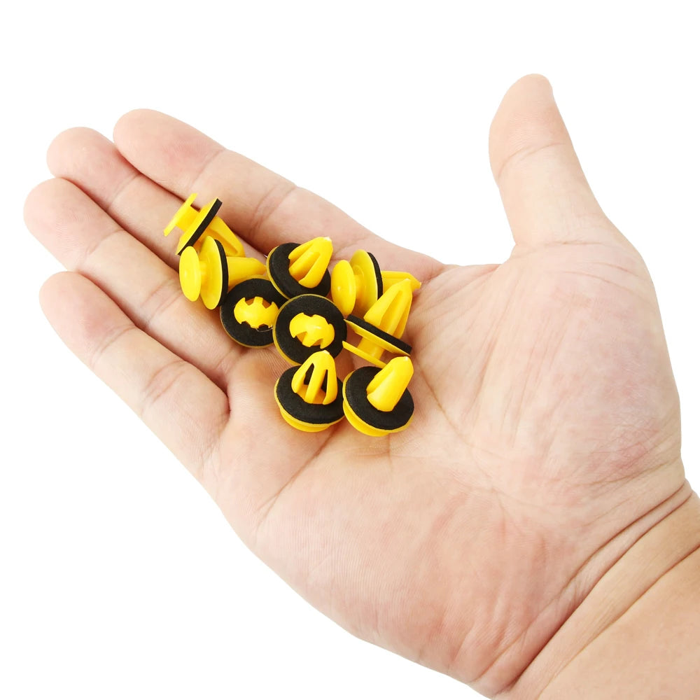 25Pcs Car Door Panel Clips Hole With Seal Ring Plastic Rivets Fastener Push Clip For For Mercedes-Benz W164 W251 Car Accessories