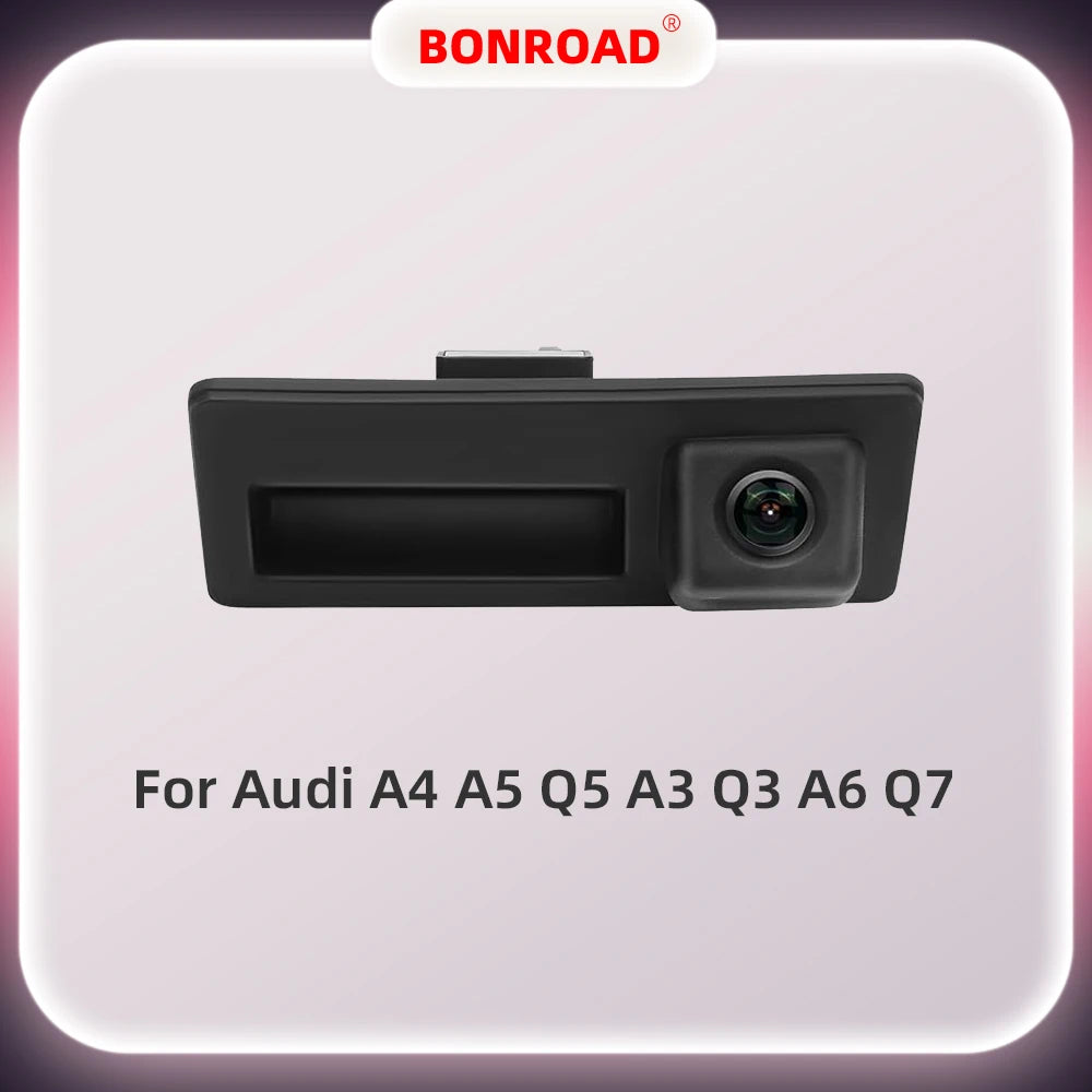 BONROAD 170 Degree Car Rear Camera For Audi A4 B8 Q3 Q5 A5 A8 S5 A3 A6 C7 A7 Volkswagen Parking Backup Trunk Handle Camera