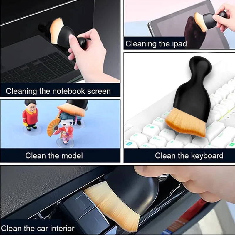 Car Air Outlet Cleaning Soft Brush For Geely Tugella Coolray Atlas Monjaro Geometry C GC9 GX3 EC7 CK X7 Interior Cleaning Brush