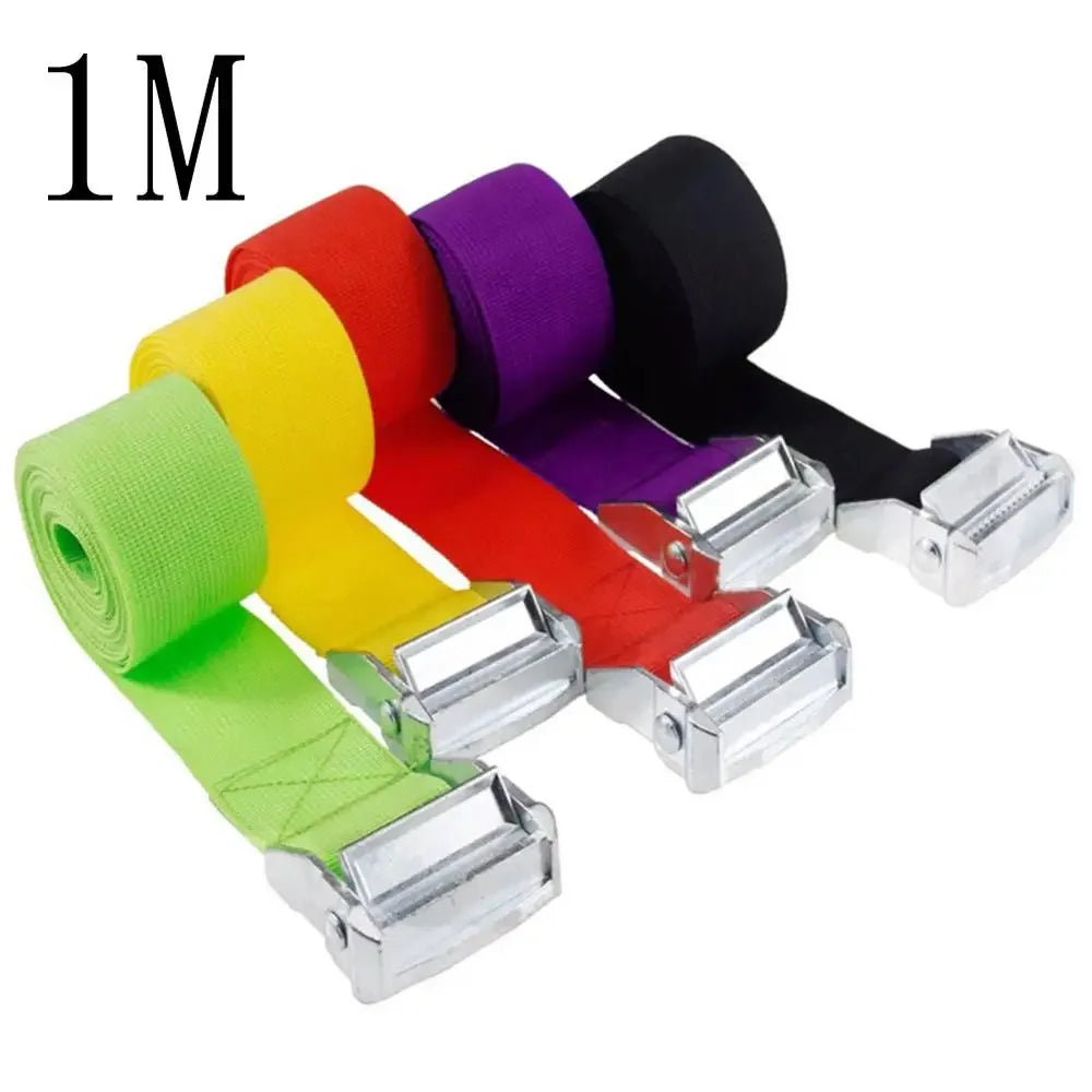 1Meters Buckle Tie-Down Belt Cargo Straps for Car Truck Motorcycle Bike Tow Rope Binding Belt Auto Luggage Bag Fixed Strap