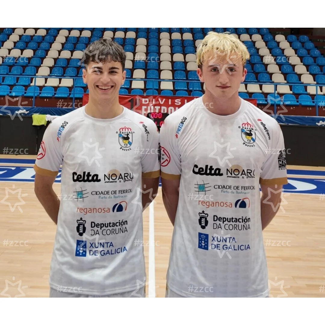 25-26 O Parrulo Ferrol FS Futsal Jersey Spain Indoor Soccer Shirt Football Kit Sports Dry Quickly Men's T-Shirt Kid's Clothing