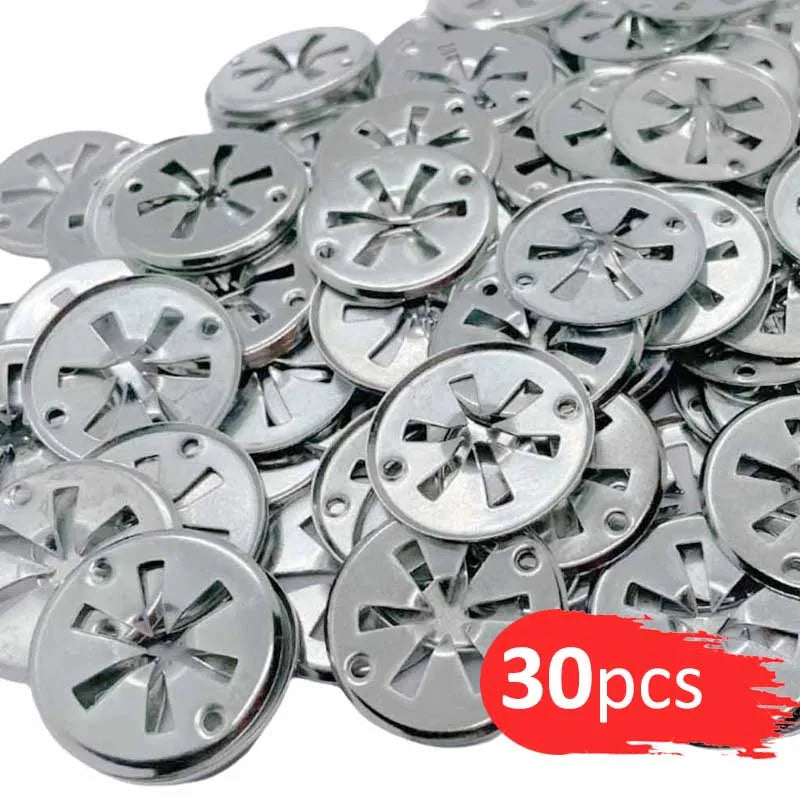 Car Seat Metal Clamping Plate Washer Cover Mounting Clips Heat Shield Insulation Gasket Pad Fixing Buckle For Audi Ford Skoda VW