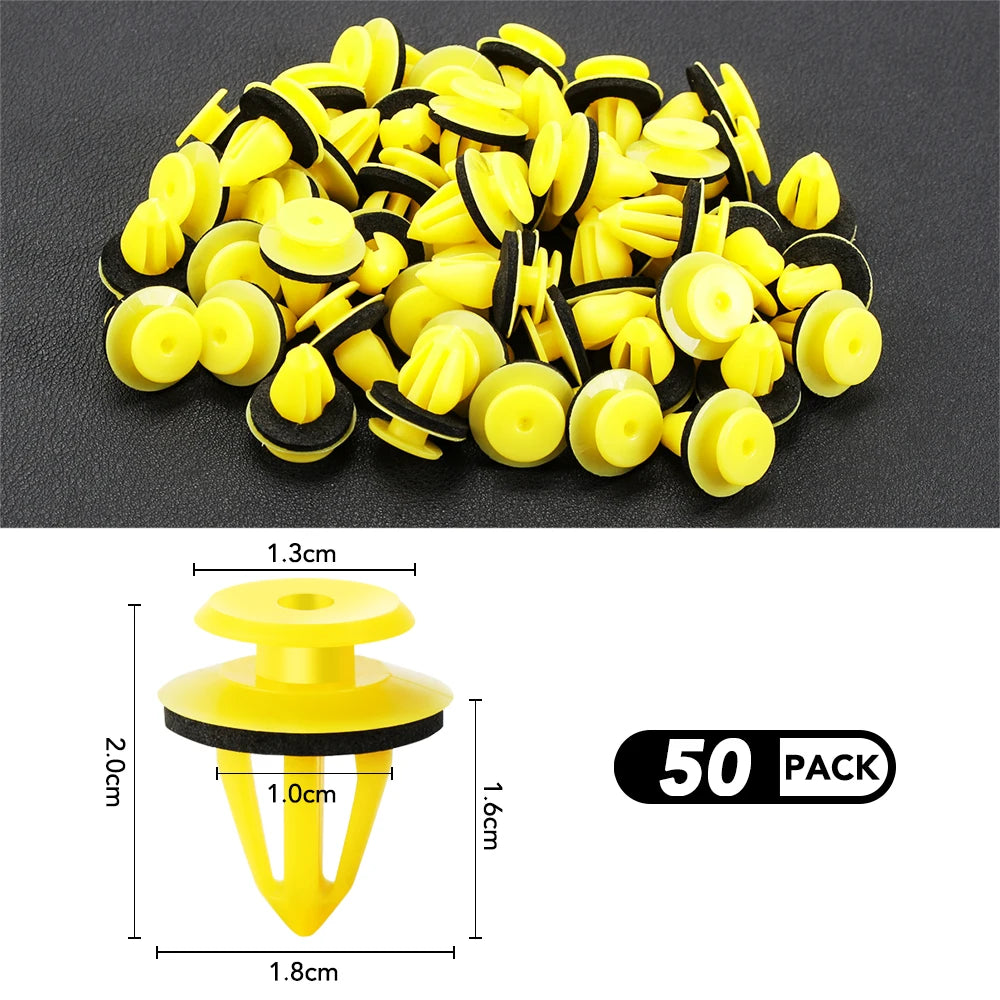 Auto Door Panel Clips Fixing Fastener 10mm Hole For Peugeot 206 307 406 407 207 208 308 508 2008 3008 4008 6008 301 408