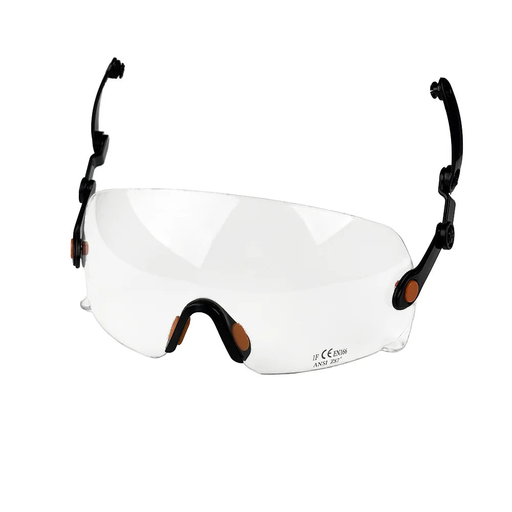 CE Visor fo Safety Helmet Construction Hard Hat Accessories Safety Goggles for Helmet Replacement PC Material Eye Protector ANSI
