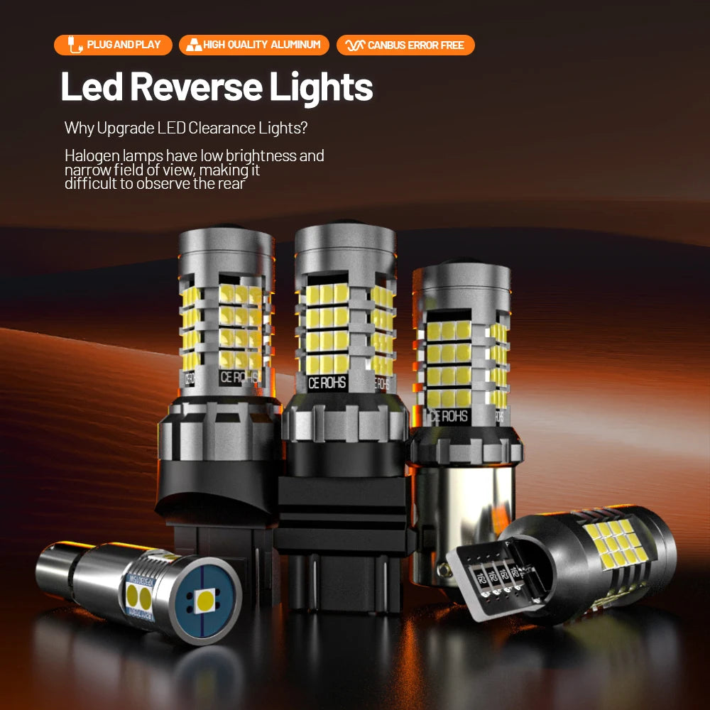 2pcs For Honda Odyssey 2005-2019 LED Reverse Light Backup Lamp 2007 2008 2010 2011 2012 2013 2014 2015 2016 Canbus Accessories