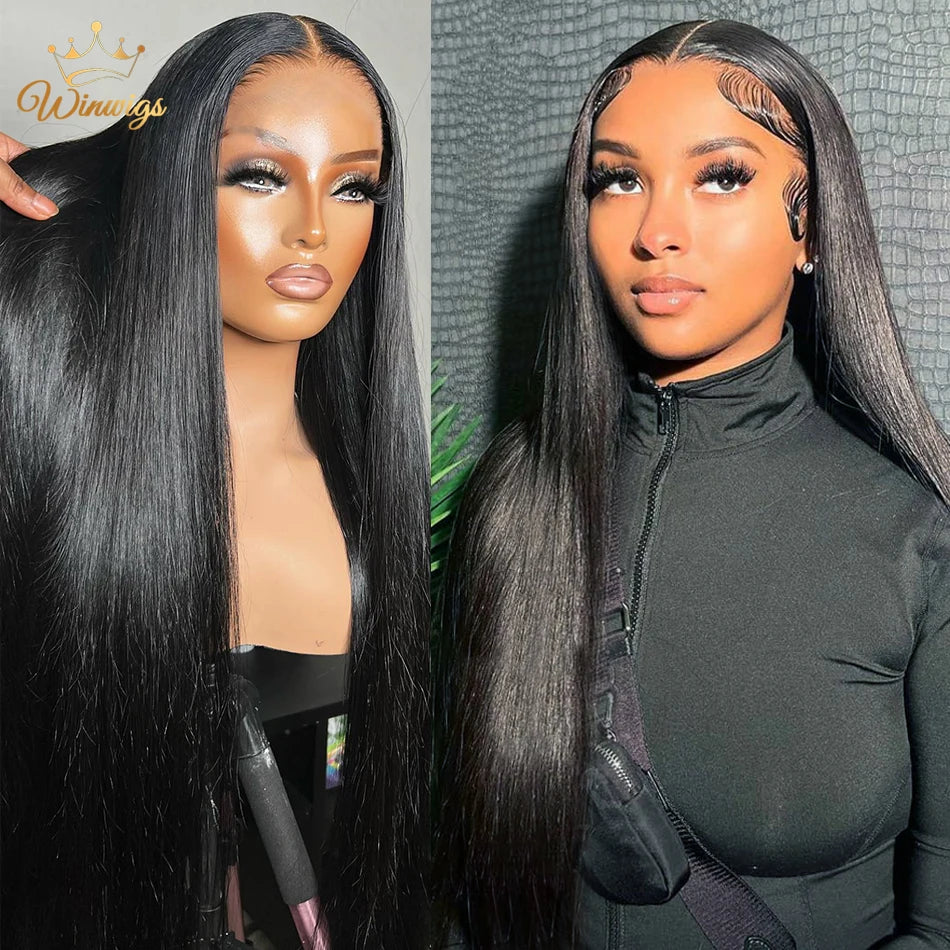 100% Vietnamese Human Hair Wigs 13x6 Bone Straight HD Lace Frontal Wig 13x4 Super Double Drawn Lace Front Wig Glueless Wigs Sale