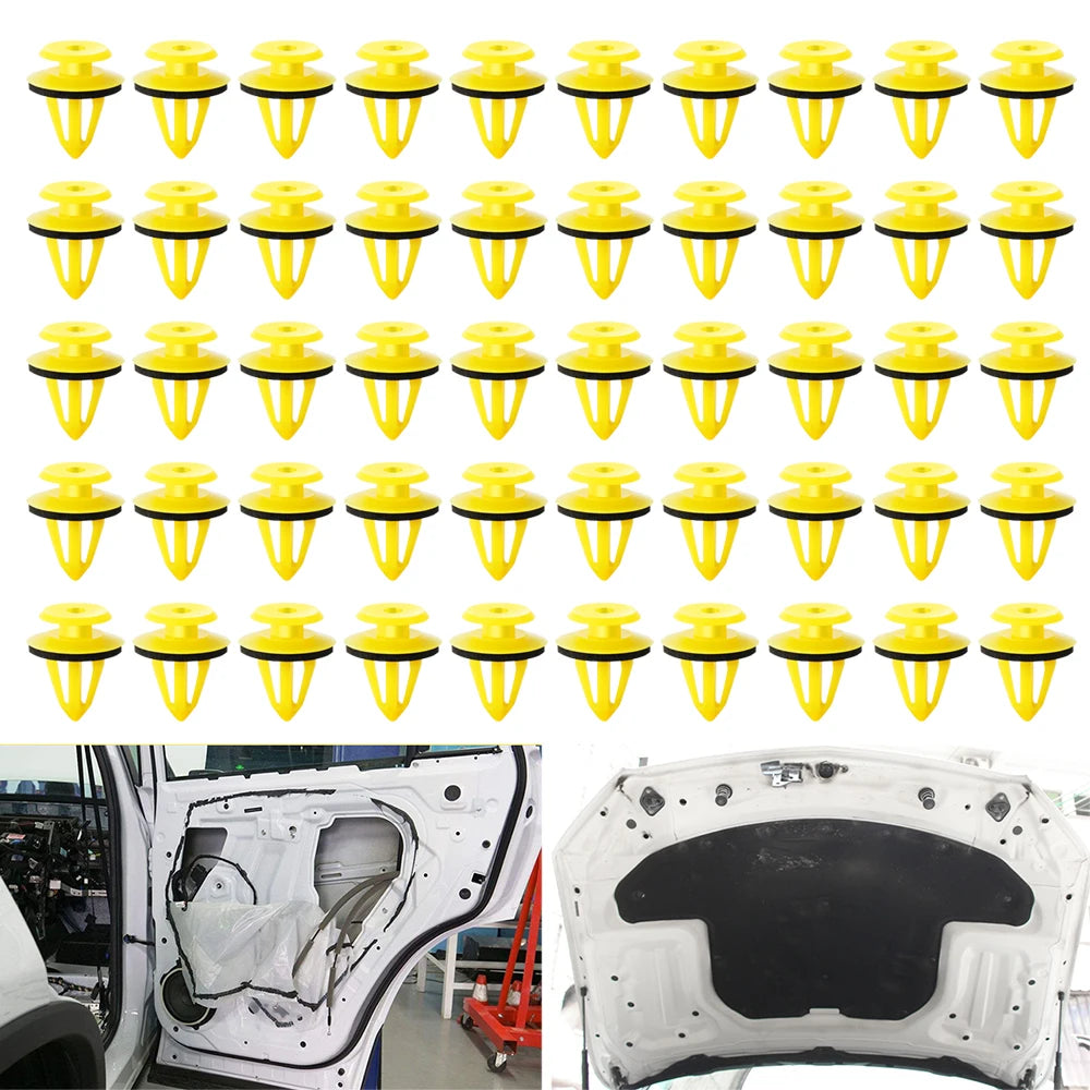 Auto Door Panel Clips Fixing Fastener 10mm Hole For Peugeot 206 307 406 407 207 208 308 508 2008 3008 4008 6008 301 408