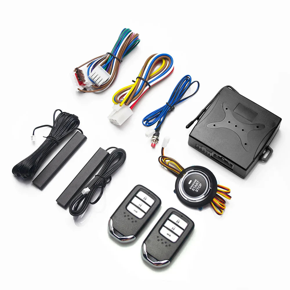 Car Alarm keyless entry start Systems Remote Central Door Lock Keyless System Auto Car SUV Anti-theft Tunning parts PKE