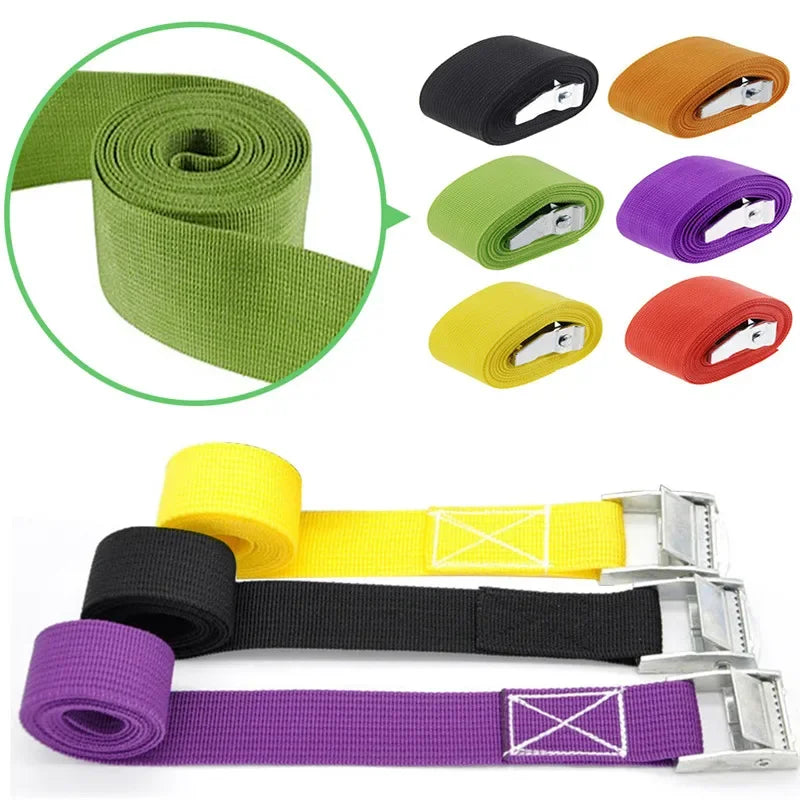 1Meters Buckle Tie-Down Belt Cargo Straps for Car Truck Motorcycle Bike Tow Rope Binding Belt Auto Luggage Bag Fixed Strap