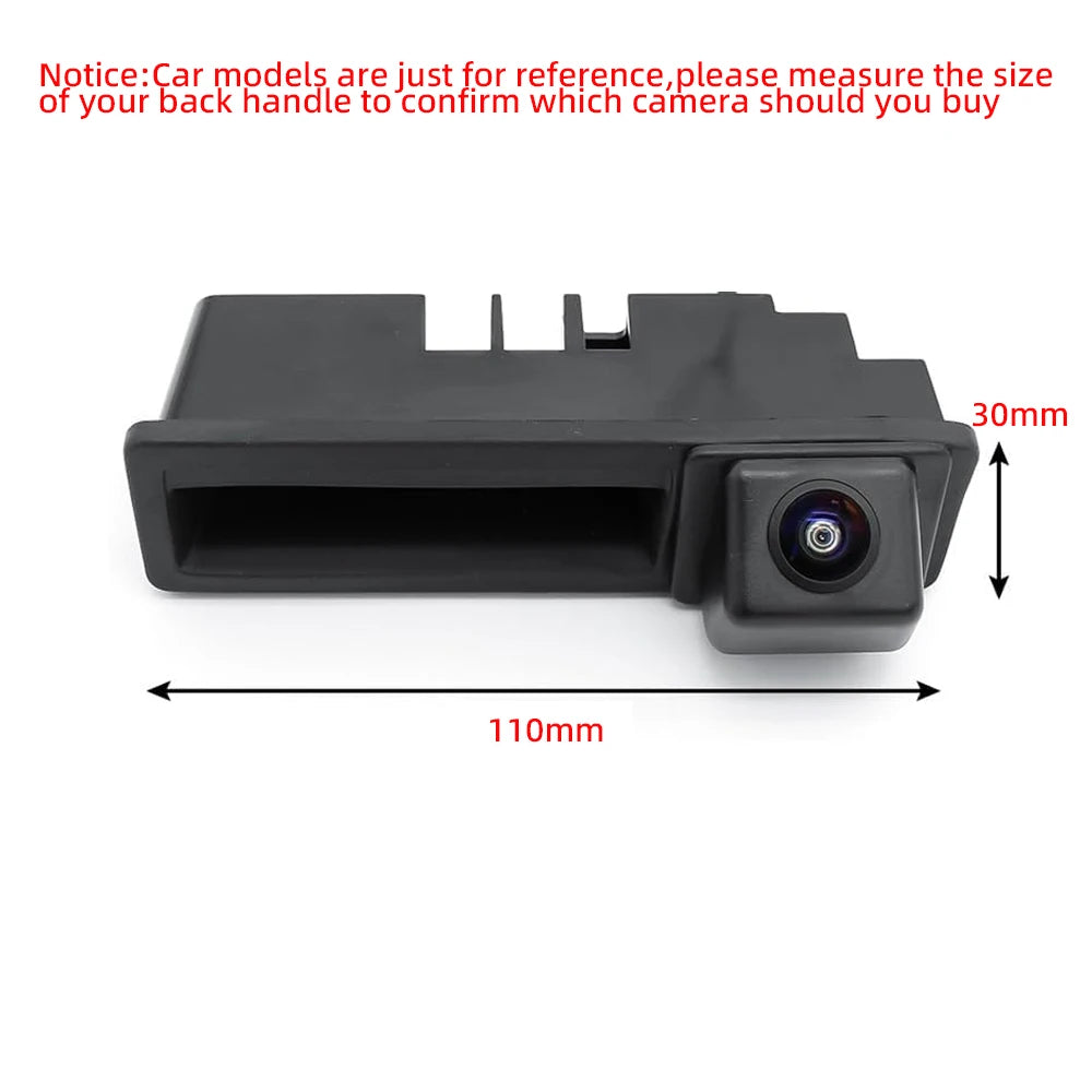BONROAD 170 Degree Car Rear Camera For Audi A4 B8 Q3 Q5 A5 A8 S5 A3 A6 C7 A7 Volkswagen Parking Backup Trunk Handle Camera